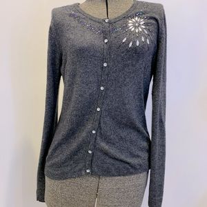 Women’s cardigan with beaded detail